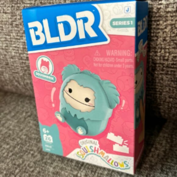 NIB Squishmallows BLDR Series 1 Joelle Yeti Block Building Toy New in Box - Picture 1 of 2